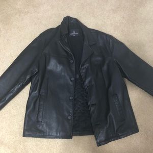 Men’s London Fog Heavy Leather Jacket